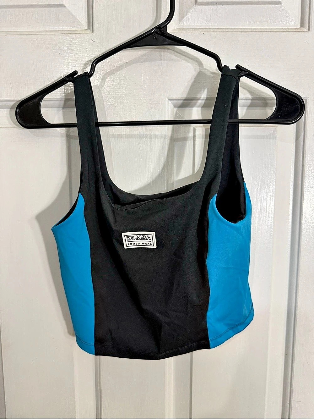 Zumba Spicy Color Block Athletic Tank Top Like New